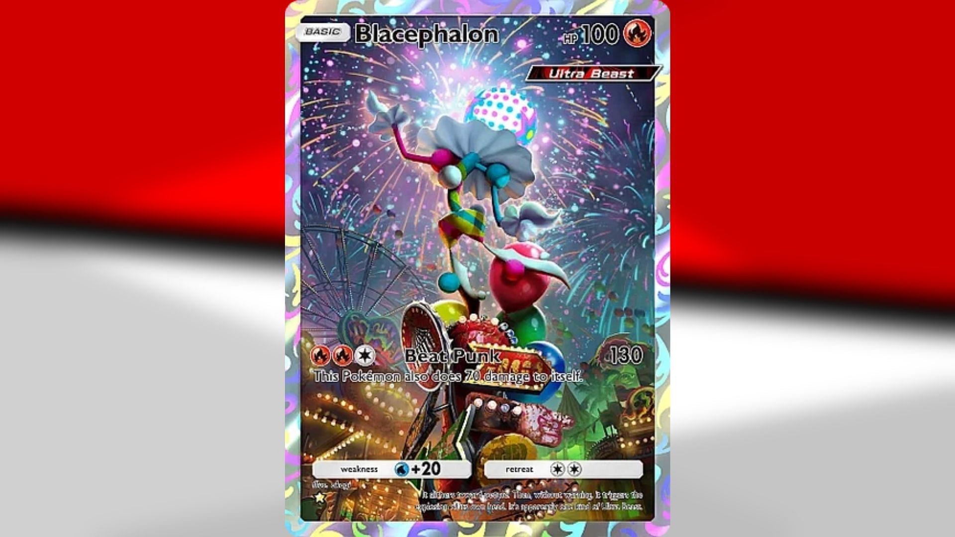Full art Blacephalon in Extradimensional Crisis (Image via TPC)